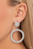 GLOW You Away - White Post Earring