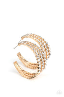 Cosmopolitan Cool - Gold Hoop Earring