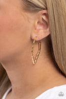 Winning Edge - Gold Hoop Earring