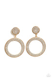 GLOW You Away - Gold Post Earring