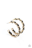 Industrial Incantation - Gold Hoop Earring