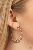 Attractive Allure - Orange Hoop Earring