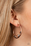 Attractive Allure - Copper Hoop Earring