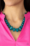 Happy-GLOW-Lucky - Blue Necklace