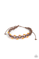 Cast a Wide Net - Orange Bracelet