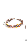 Cast a Wide Net - Orange Bracelet