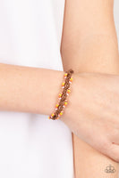 Cast a Wide Net - Orange Bracelet