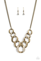 Bombshell Bling - Brass Necklace