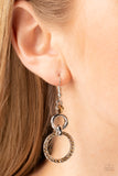 Bauble Bliss - Brown Earring