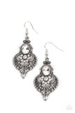 Castle Chateau - White Earring