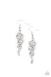 Highly Flammable - White Earring