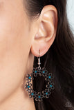 Floral Halos - Blue Earring