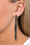 Ropin Rodeo Queen - Black Post Earring