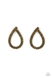 Diva Dust - Brass Post Earring