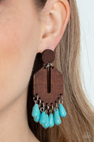 Western Retreat - Blue Post Earring