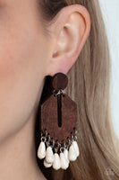 Western Retreat - White Post Earring