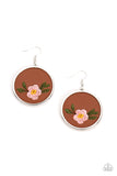 Prairie Patchwork - Pink Earring