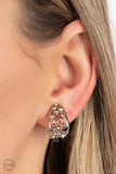 Extra Effervescent - Brown Clip-on Earring