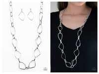 Attitude Adjustment - Silver Necklace