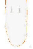 Modern Marina - Orange Necklace