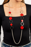 Beach Hub - Red Necklace