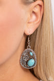 Hibiscus Harvest - Blue Earring