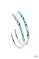 Artisan Soul - Blue Hoop Earring