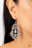Sociable Sparkle - White Earring