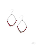 Bent on Success - Red Earring