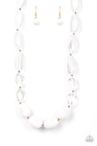 Private Paradise - White Necklace