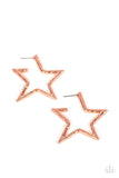 All-Star Attitude - Copper Hoop Earring