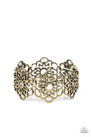 Baroque Bouquet - Brass Bracelet