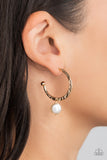 GLAM Overboard - Gold Hoop Earring