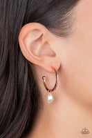 GLAM Overboard - Copper Hoop Earring