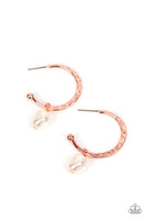 GLAM Overboard - Copper Hoop Earring