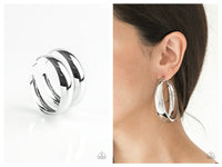 Silver Hoop Earring