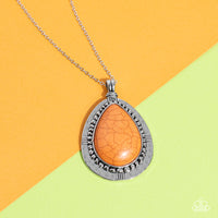 Western Wilderness - Orange Necklace