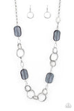 Stained Glass Glamour - Silver Necklace