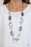 Stained Glass Glamour - Silver Necklace