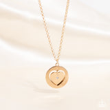 Heart Full of Faith - Gold Necklace