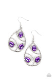 Send the BRIGHT Message - Purple Earring