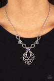 Contemporary Connections - Purple Necklacce