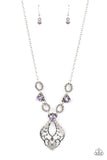 Contemporary Connections - Purple Necklacce