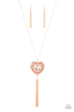 Prismatic Passion - Gold Necklace