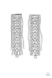 Starry Streamers - White Post Earring