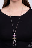 Modern Day Demure - Purple Necklace