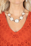 Santa Fe Flats - White Necklace