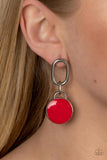 Drop a TINT - Red Post Earring