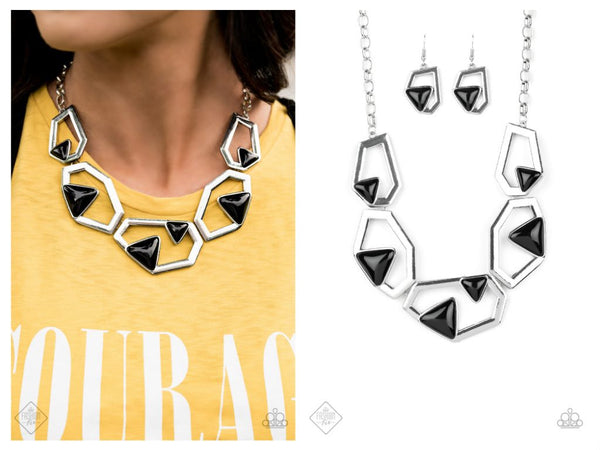 GEO-ing, GEO-ing, Gone! - Black Necklace