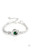 Focused and Fabulous - Green Bracelet